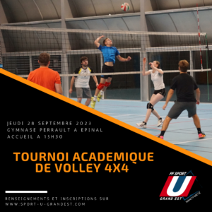 Epinal : Tournoi académique de Volley 4X4 @ Gymnase campus Perrault | Épinal | Grand Est | France