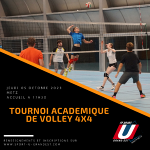 Metz : Tournoi académique de Volley 4X4 @ Gymnase de l'ENSAM | Metz | Grand Est | France