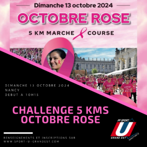 Nancy-Metz : Challenge 5 Kms Octobre Rose @ Place de la Carrière | Nancy | Grand Est | France